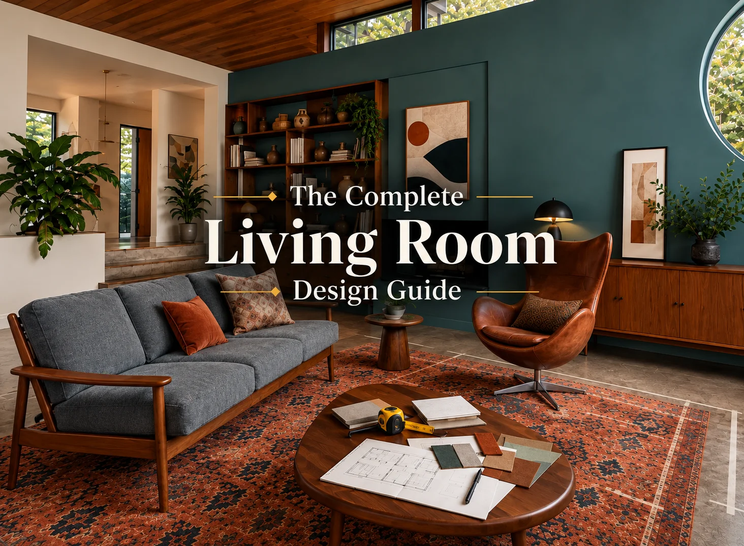 The Complete Living Room Design Guide: Layout, Furniture, Color, Lighting & Decor