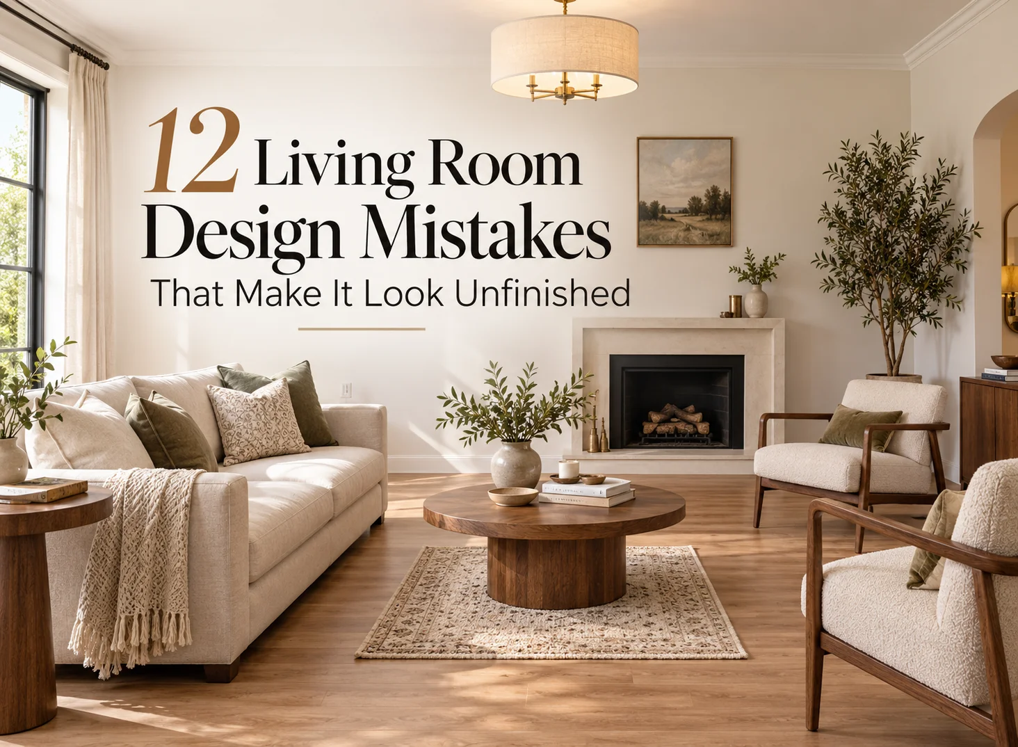 12 Living Room Design Mistakes That Make Your Space Look Unfinished